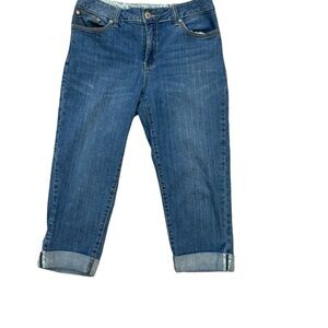 Faded Glory Women's Ankle Jeans in Classic Blue